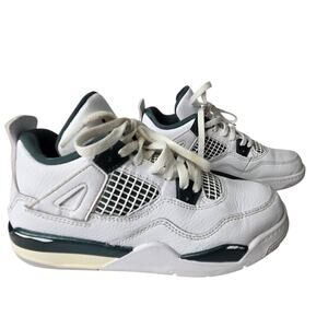 Nike‎ Air Jordan 4 Retro GS Oxidized Green Size 1.5 Y BQ7669-103 Kids Youth